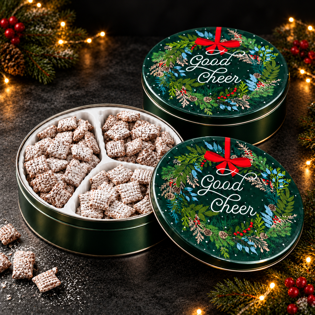 Good Cheer Holiday Tin